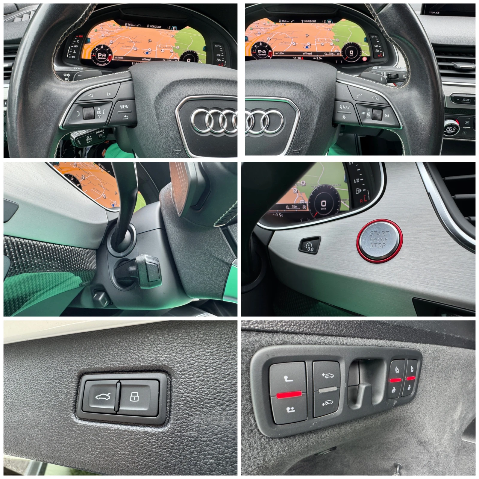 Audi SQ7 4.0 V8 TDI 3xS-LINE DISTRONIK PODGREV 7 MESTA  | Mobile.bg   14