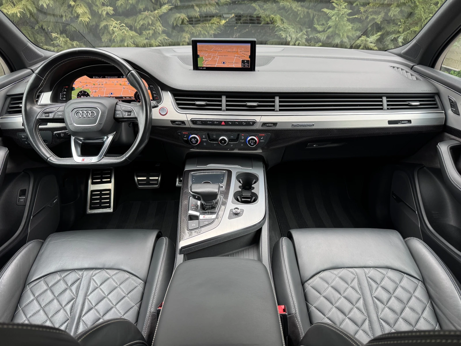 Audi SQ7 4.0 V8 TDI 3xS-LINE DISTRONIK PODGREV 7 MESTA  | Mobile.bg   11