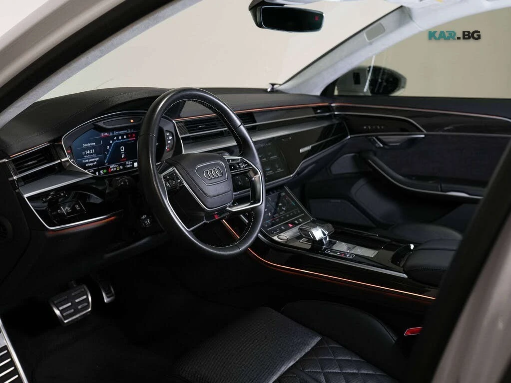 Audi S8 4.0T* QUATTRO* B&O* ПОДГРЕВ* ОБДУХВАНЕ* ПАНО* 360*, снимка 9 - Автомобили и джипове - 56003132