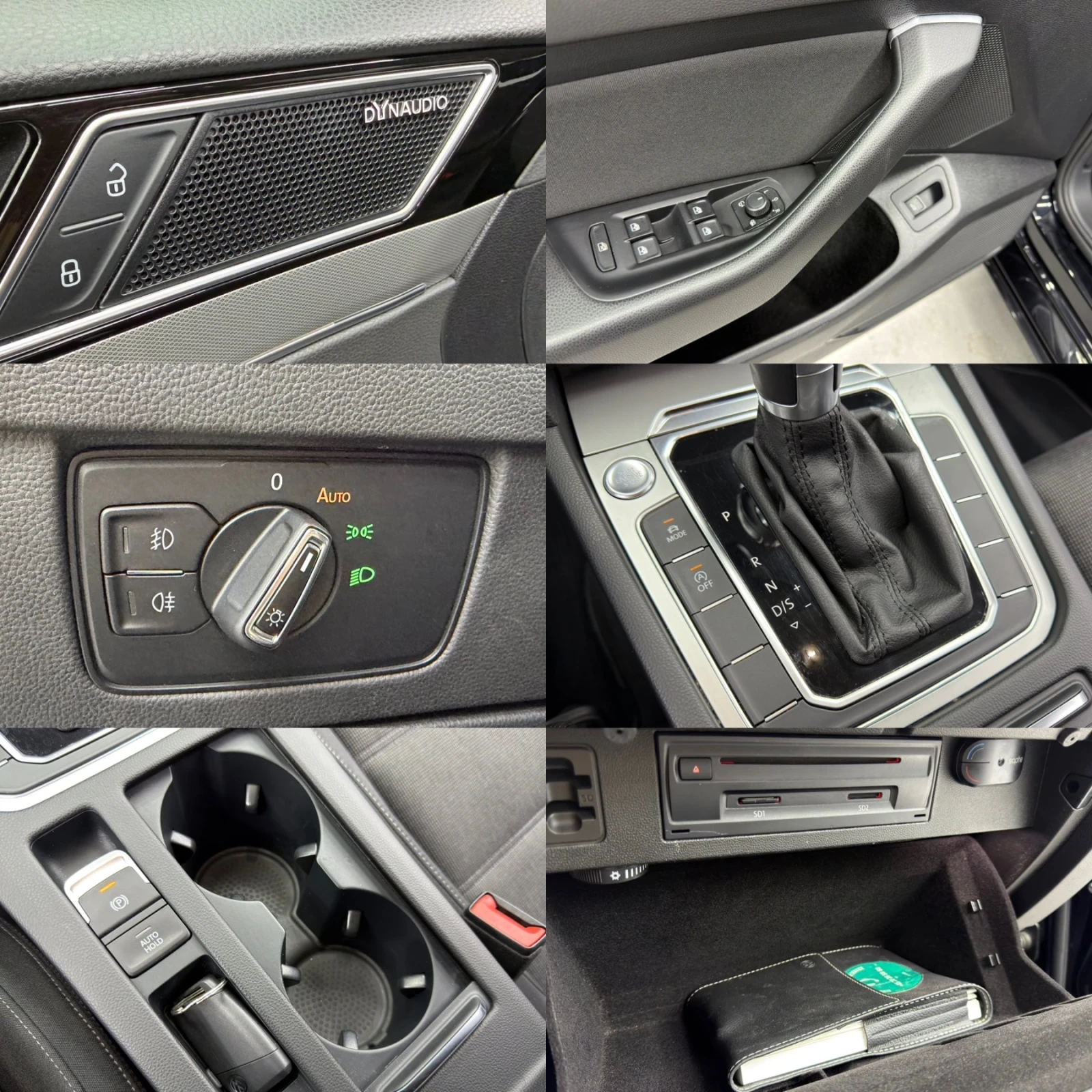 VW Passat 2.0TDi/190hp/DYNAUDIO/DIGITAL/AMBIENT/DISTRONIC, снимка 14 - Автомобили и джипове - 53972076