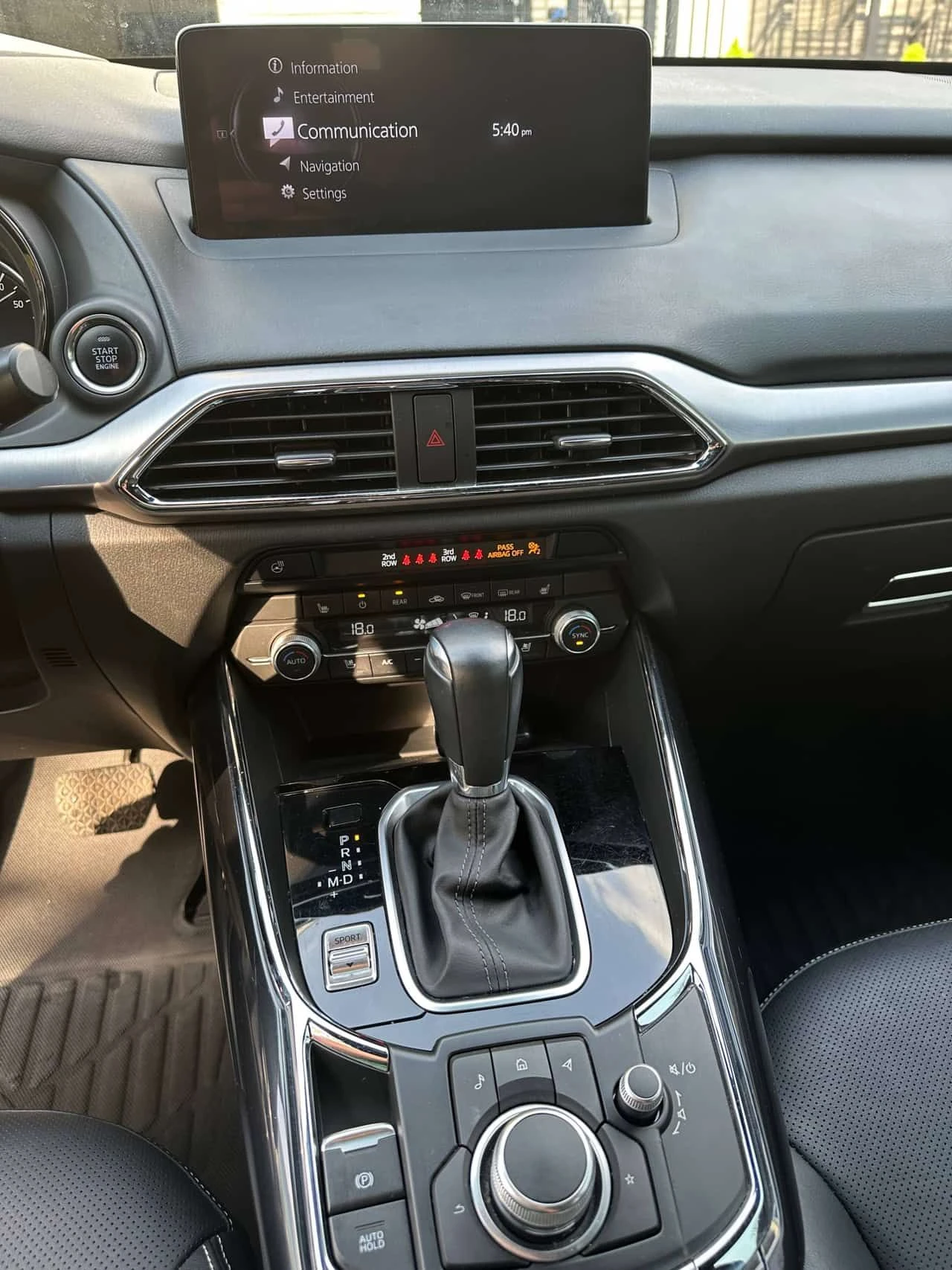 Mazda CX-9 * AWD * CARFAX * ПАНО * KEYLESS * ПОДГРЕВИ, снимка 9 - Автомобили и джипове - 54750881