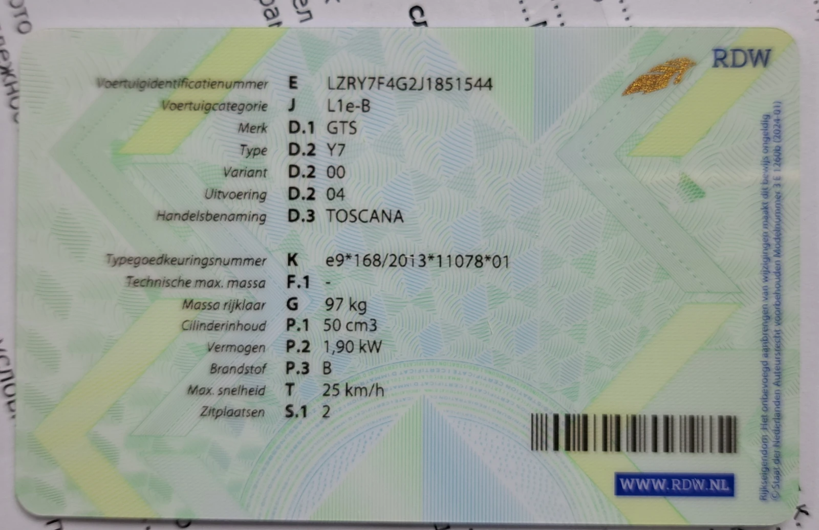 Jinlun JL 50 JTS TOSKANA, снимка 8 - Мотоциклети и мототехника - 54019665