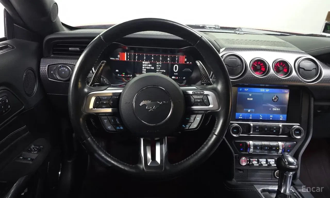 Ford Mustang GT* 5.0* V8* ПОДГРЕВ* ОБДУХВАНЕ* КАМЕРА* КЕЙЛЕС* , снимка 8 - Автомобили и джипове - 56184028