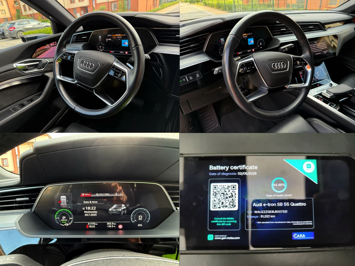 Audi E-Tron 55* LONG RANGE* B&O* 360* HEAD UP - изображение 9