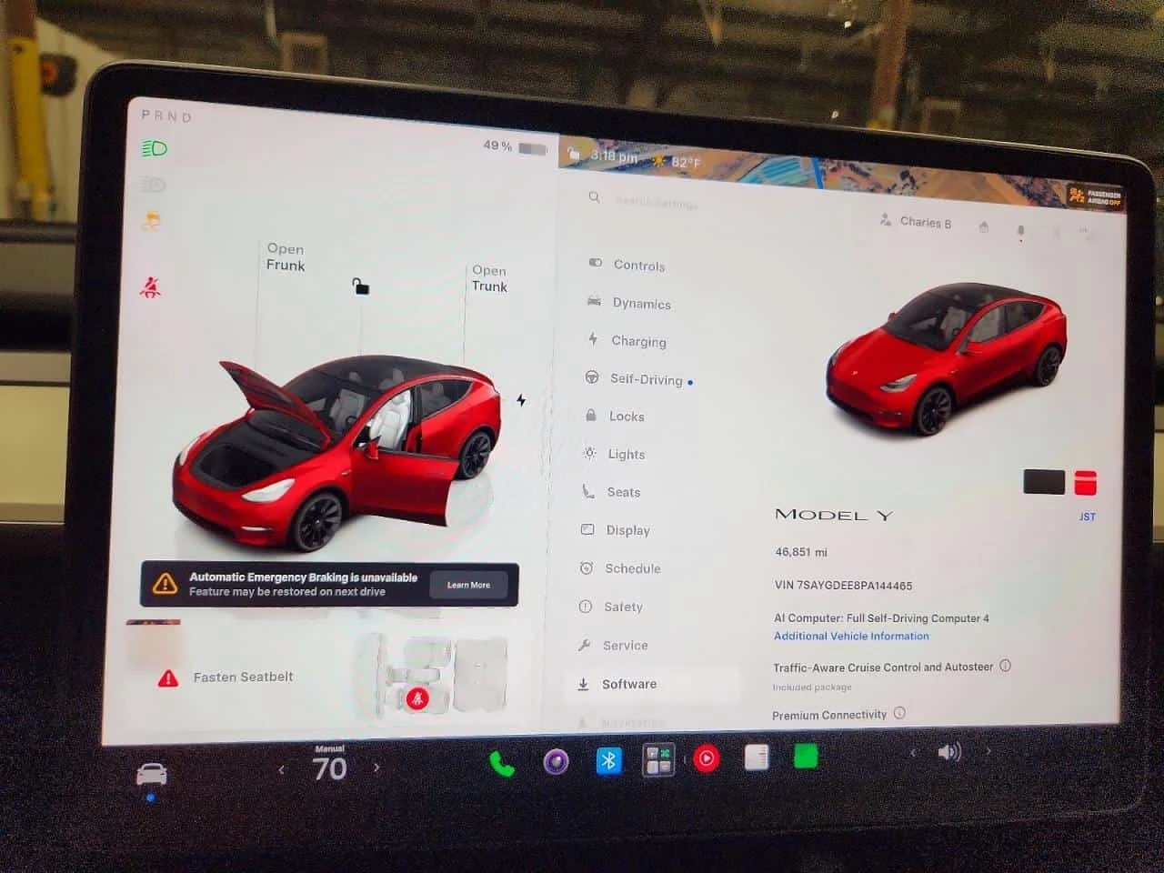 Tesla Model Y Long Range / Carfax / Застраховател , снимка 9 - Автомобили и джипове - 56168906