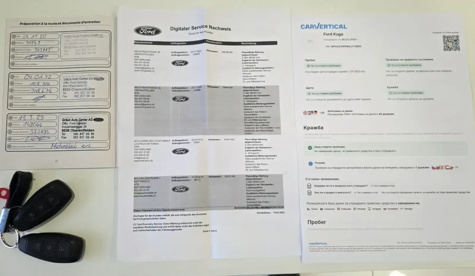 Ford Kuga VIGNALE 1.5I-182к.с EURO 6 АВТОМАТИК-ШВЕЙЦАРИЯ, снимка 9 - Автомобили и джипове - 54058523