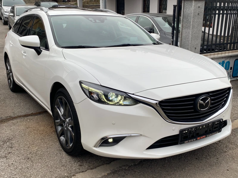 Mazda 6 2.2d-175k.s-84000km-FULL-FACE-PERLA-DIST-LED-КОЖА, снимка 3 - Автомобили и джипове - 49157938