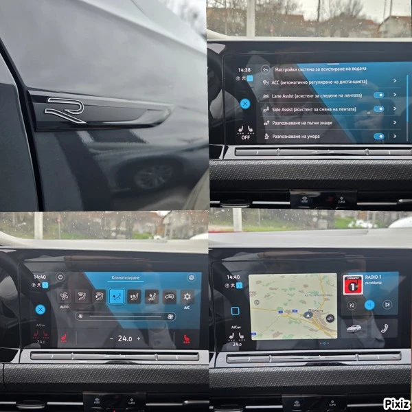 VW Golf R-Line в цвят Nardo Grey, снимка 17 - Автомобили и джипове - 53597387