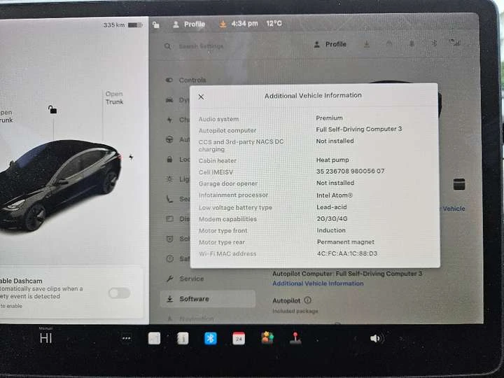 Tesla Model 3 LONG RANGE AWD DUAL MOTOR AUTOPILOT, снимка 13 - Автомобили и джипове - 54424902