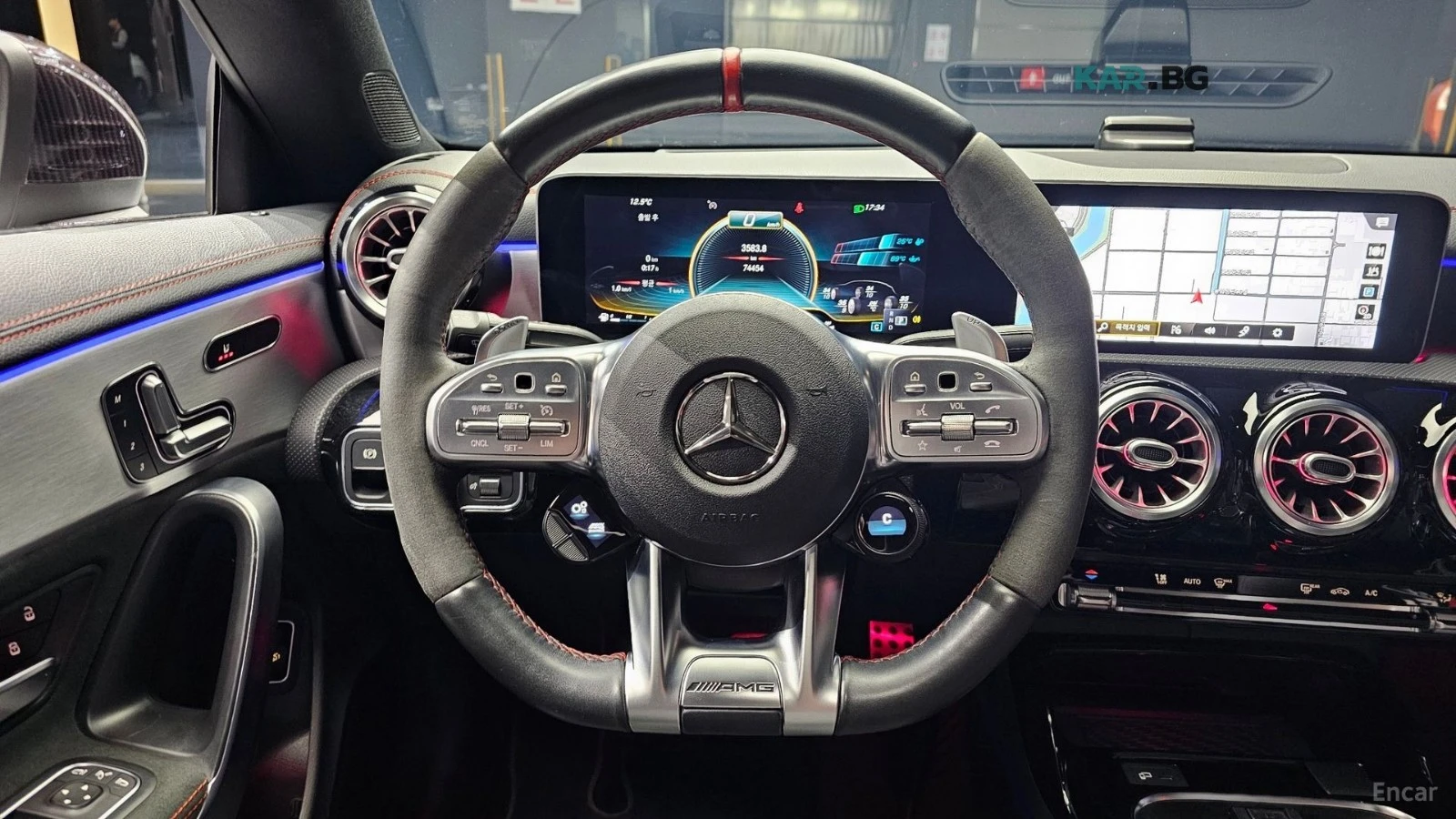 Mercedes-Benz CLA 45 AMG S* 4MATIC* КАМЕРА* ХЕДЪП* ПОДГРЕВ* SUNROOF* , снимка 6 - Автомобили и джипове - 55832943