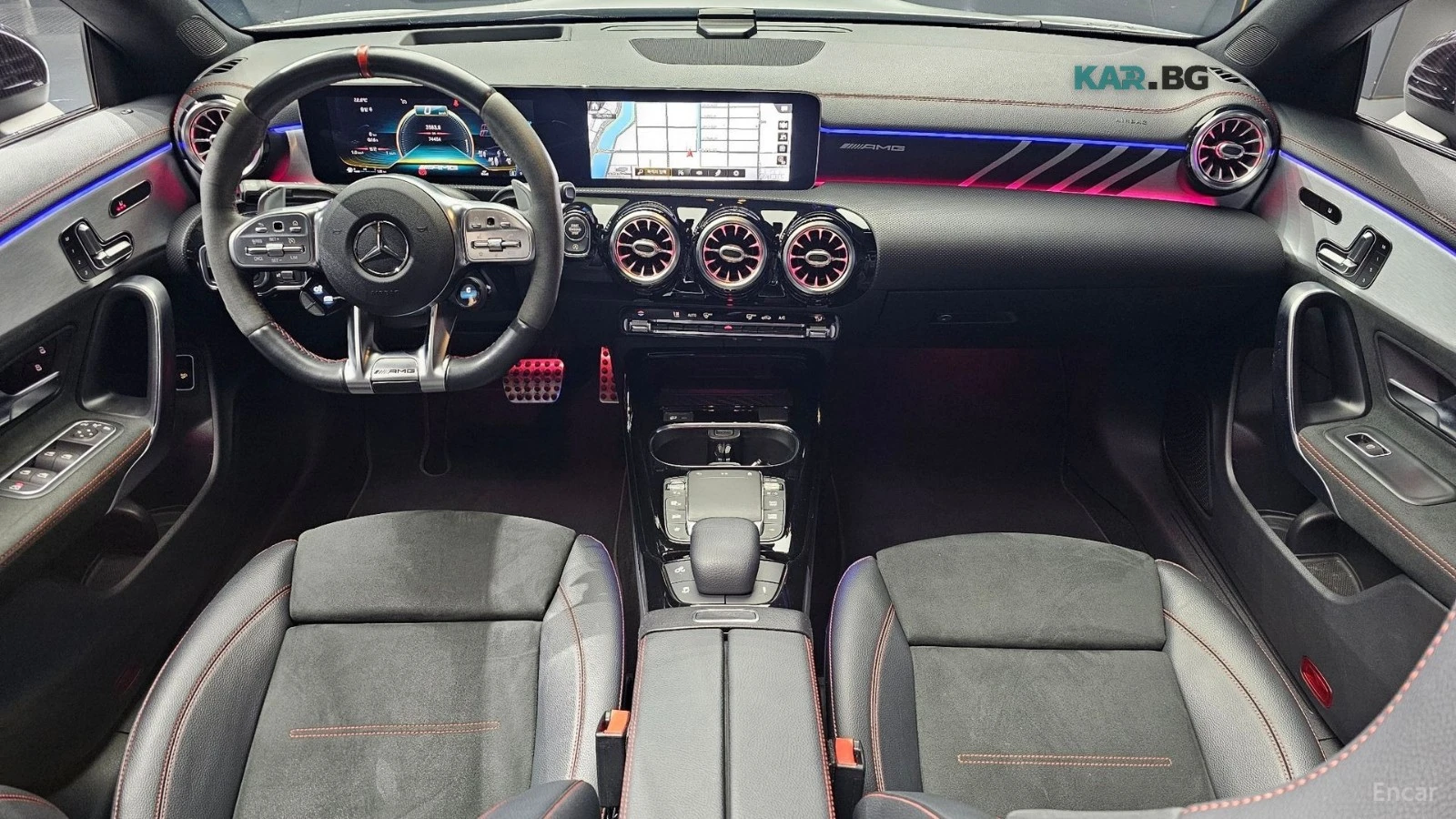 Mercedes-Benz CLA 45 AMG S* 4MATIC* КАМЕРА* ХЕДЪП* ПОДГРЕВ* SUNROOF* , снимка 5 - Автомобили и джипове - 55832943