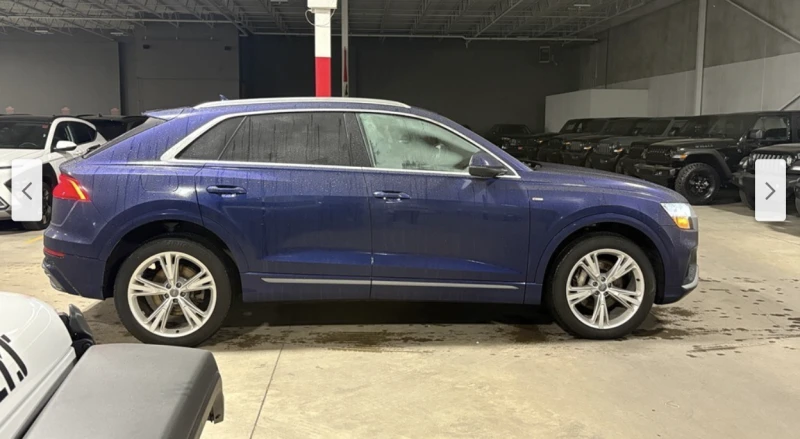 Audi Q8 3.0T* MATRIX* S* LINE* 360КАМЕРА* КЕЙЛЕС* , снимка 5 - Автомобили и джипове - 53391447
