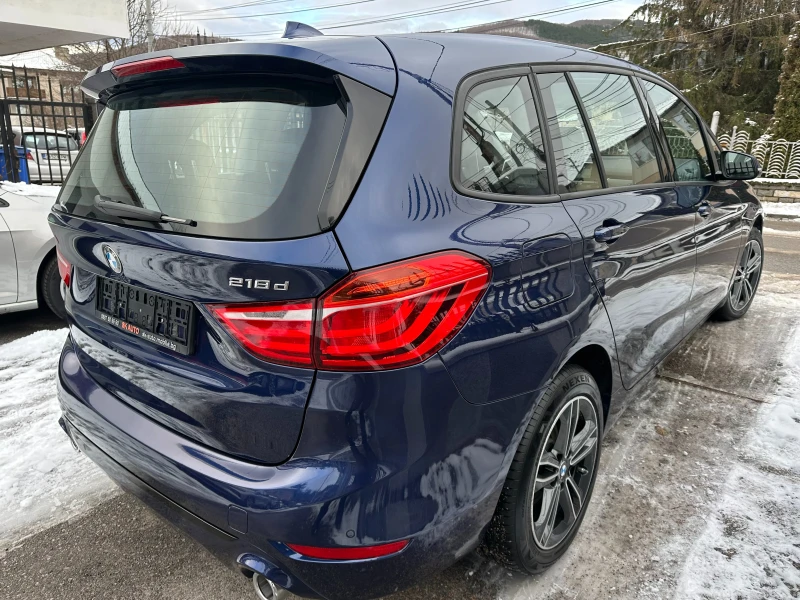 BMW 2 Gran Tourer 218d-Luxury-119000км- LED-NAVI-КОЖА-AUTOMAT-PDC-7м, снимка 6 - Автомобили и джипове - 53049197