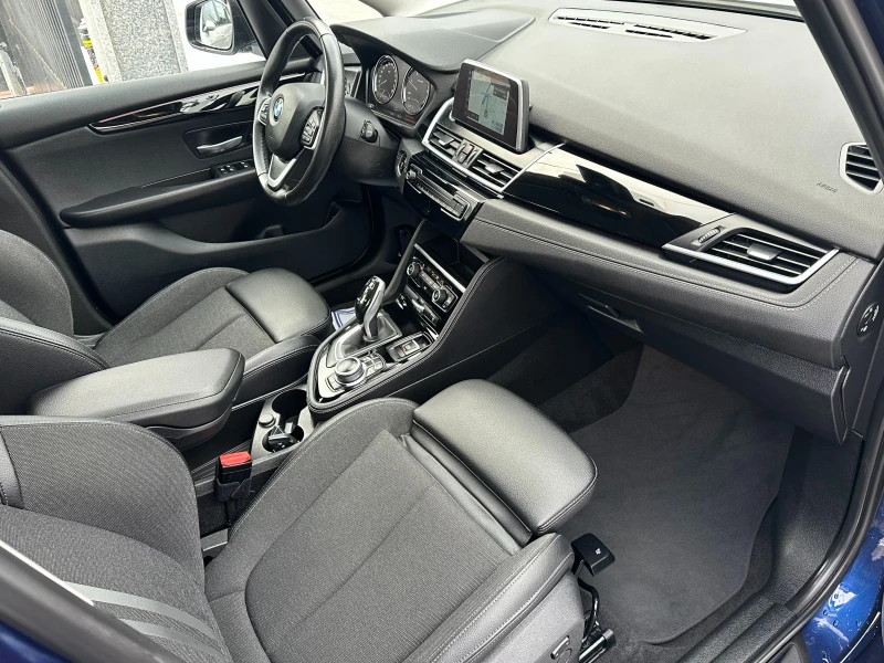 BMW 2 Gran Tourer 218d-Luxury-119000км- LED-NAVI-КОЖА-AUTOMAT-PDC-7м, снимка 12 - Автомобили и джипове - 53049197