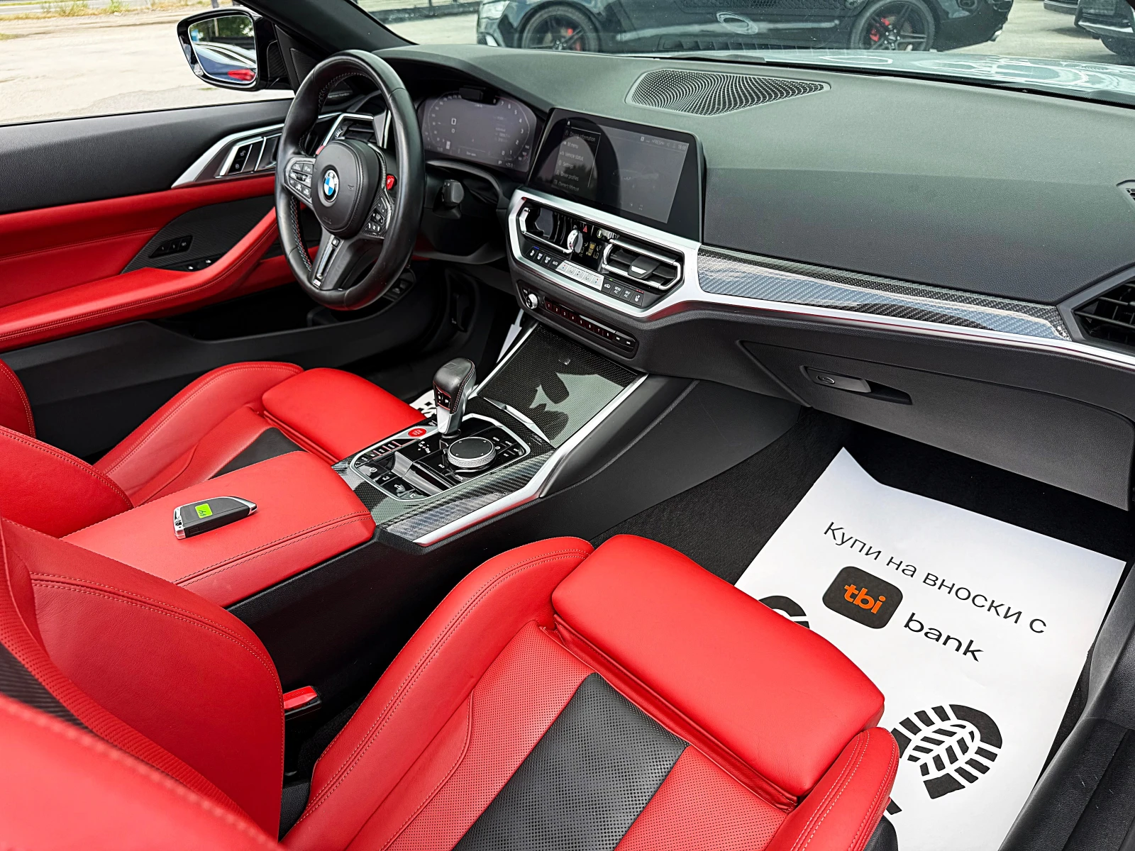 BMW M4 Competition-Distronik-360Kameri-4x4-Led-Lazer-Full, снимка 14 - Автомобили и джипове - 55170398