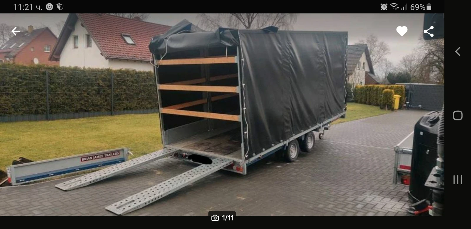 �� ��������� Brian James trailer cargo connect 3, 5t  | Mobile.bg � ����������� 4