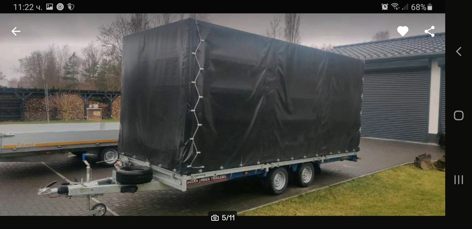 За автомобил Други Brian James trailer cargo connect 3, 5t 