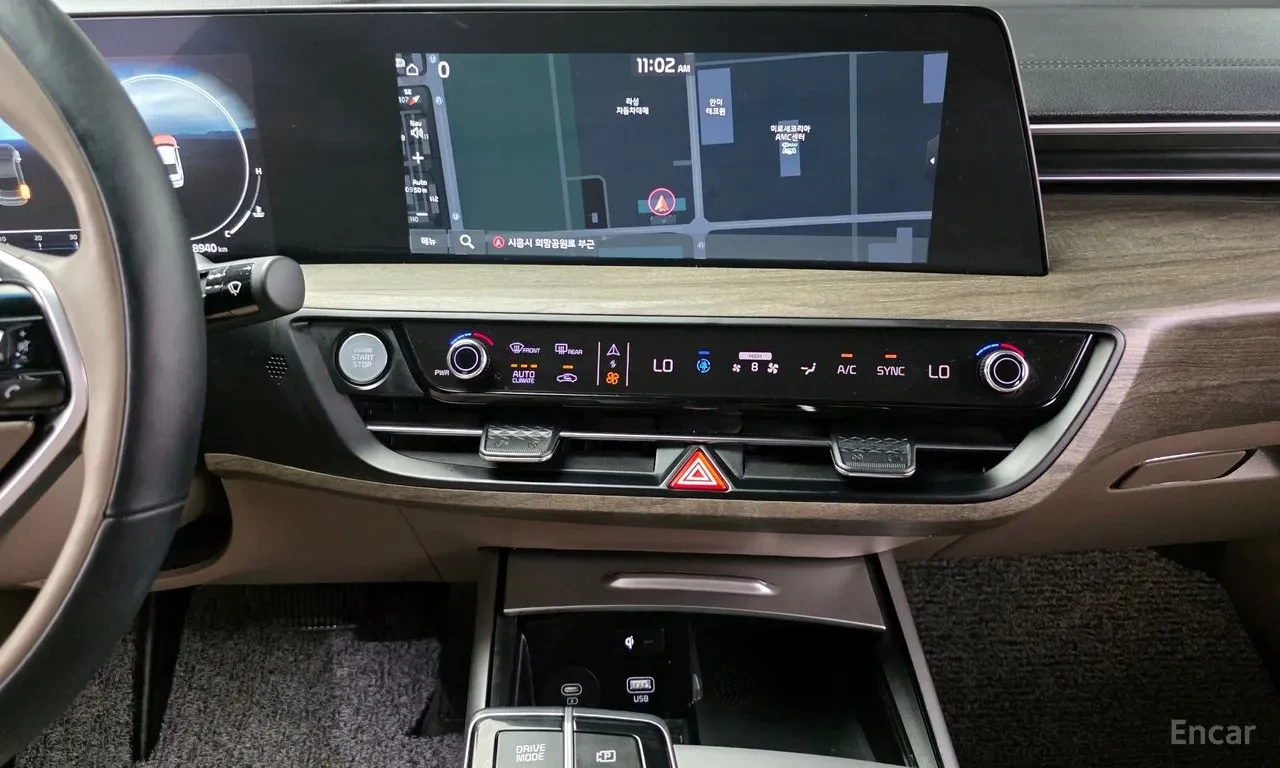 Kia K8 ПОДГРЕВ* 360КАМЕРА* ОБДУХ, снимка 12 - Автомобили и джипове - 54840027