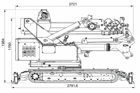 Други специализирани машини Друга Мини кран Befard XM 2500 ROTO, снимка 16