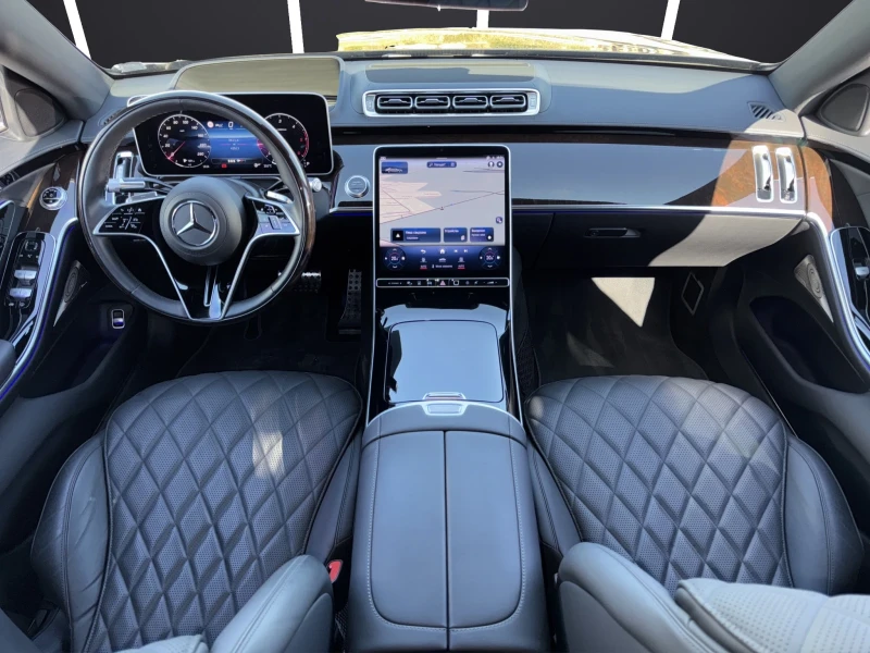 Mercedes-Benz S 400 d* L* AMG* PANO* BURM* EXCLUSIVE* HEAD UP* 43000КМ, снимка 13 - Автомобили и джипове - 51520388