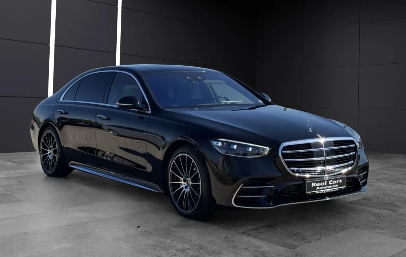 Mercedes-Benz S 400 d* L* AMG* PANO* BURM* EXCLUSIVE* HEAD UP* 43000КМ, снимка 3 - Автомобили и джипове - 51520388