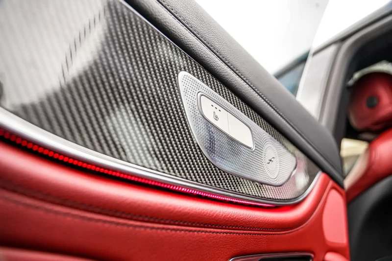 Mercedes-Benz CLS 53 AMG BURMESTER, 360* , DIGITAL, CARBON EDITION, RED SAL, снимка 16 - Автомобили и джипове - 52493711