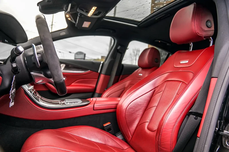 Mercedes-Benz CLS 53 AMG BURMESTER, 360* , DIGITAL, CARBON EDITION, RED SAL, снимка 8 - Автомобили и джипове - 52493711