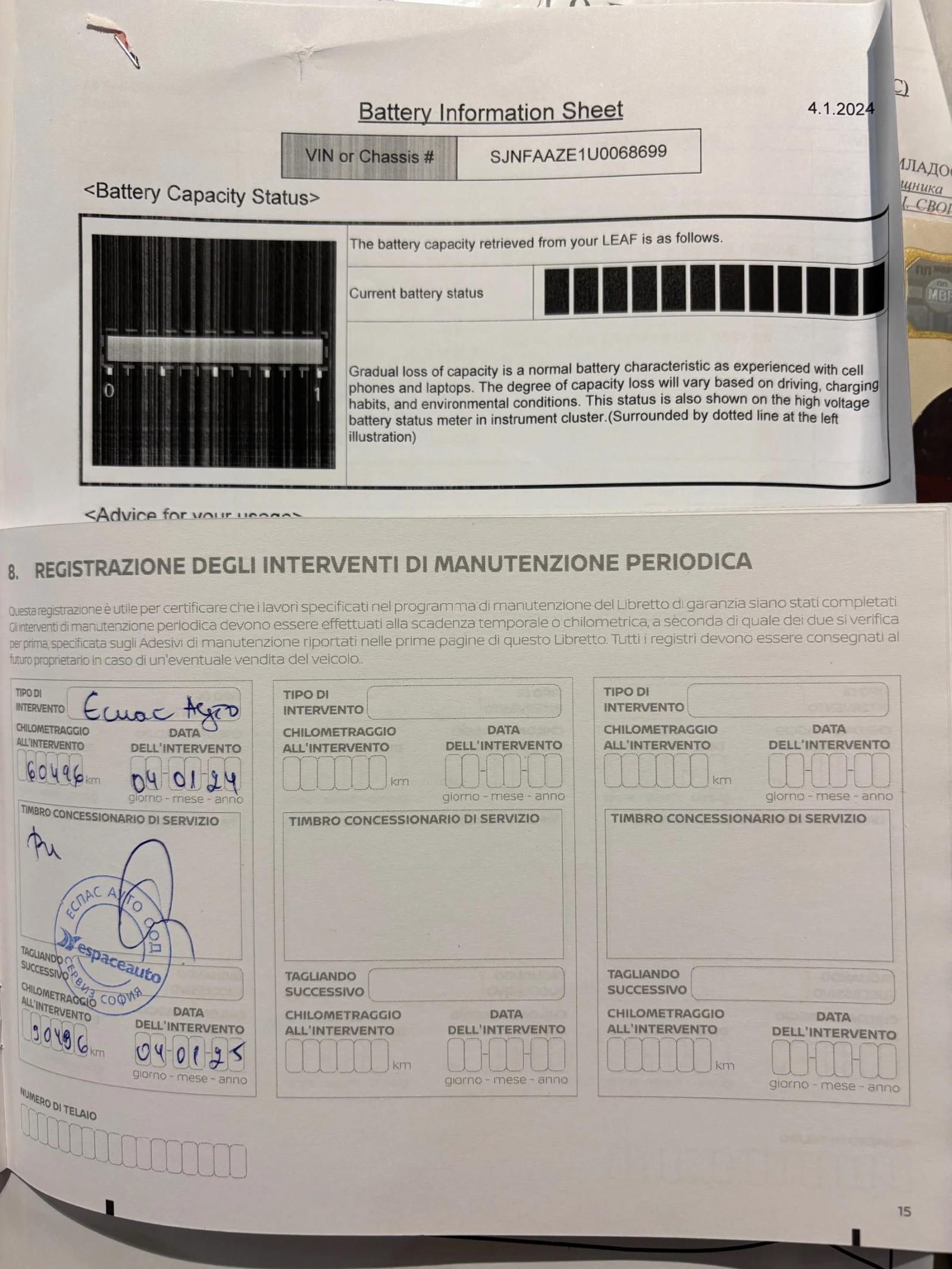 Nissan Leaf  40 KW Лизинг през Уникредит по220 евро, снимка 15 - Автомобили и джипове - 49686353