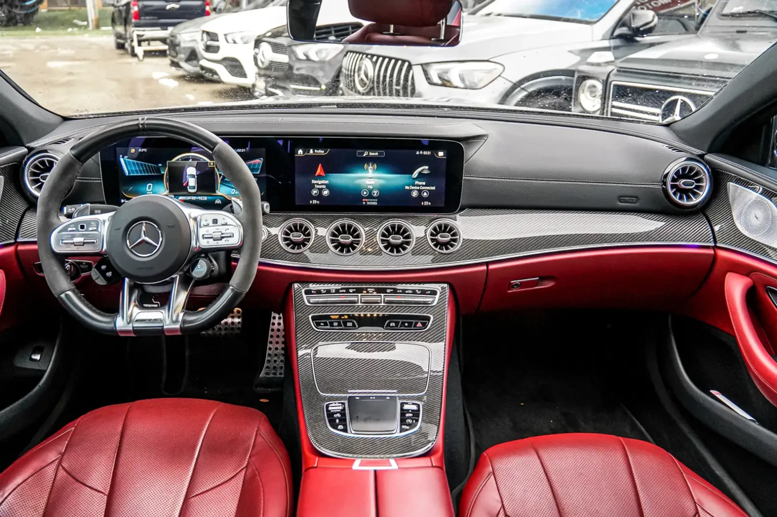 Mercedes-Benz CLS 53 AMG BURMESTER, 360* , DIGITAL, CARBON EDITION, RED SAL | Mobile.bg   11