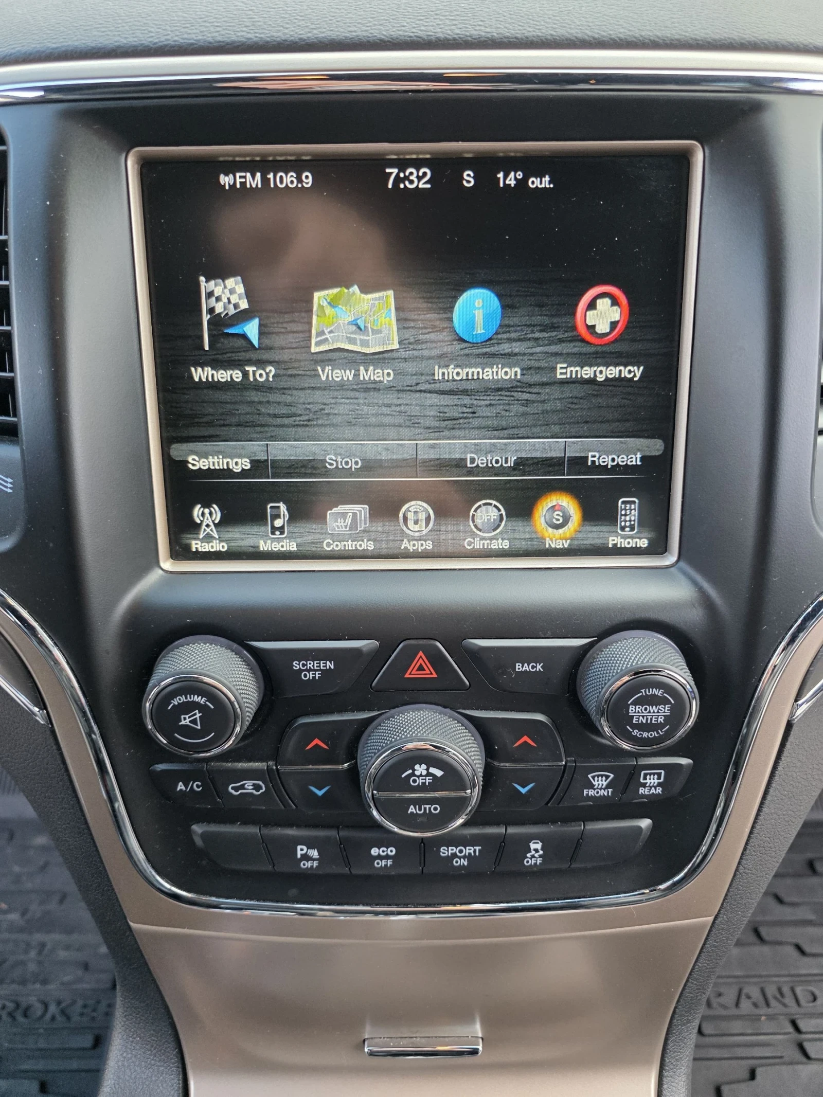 Jeep Grand cherokee 5.7-HEMI 94015км.евро-6 2017г., снимка 10 - Автомобили и джипове - 53725965