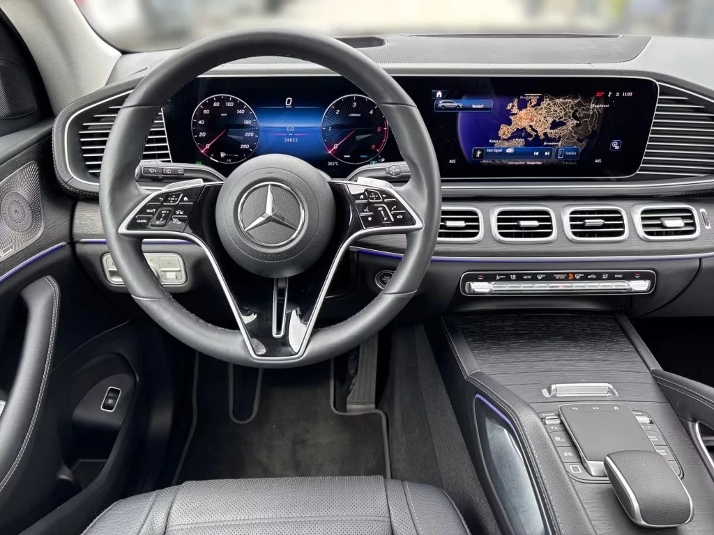 Mercedes-Benz GLS 450 d 4MATIC/AIRMATIC/360/LED/HEAD UP/BURMESTER/, снимка 9 - Автомобили и джипове - 55989392