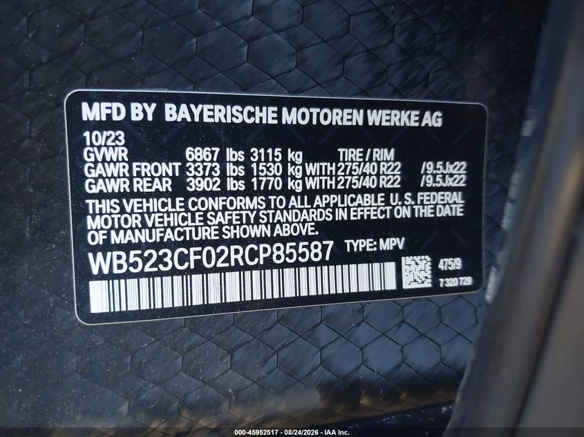 BMW iX xDrive50, снимка 9 - Автомобили и джипове - 56424397
