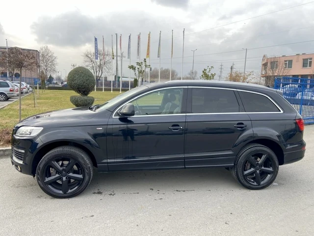 Audi Q7 3.0TDI-FULL S-LINE-ПАНОРАМА-7места-РЕАЛНИ КМ. - изображение 3