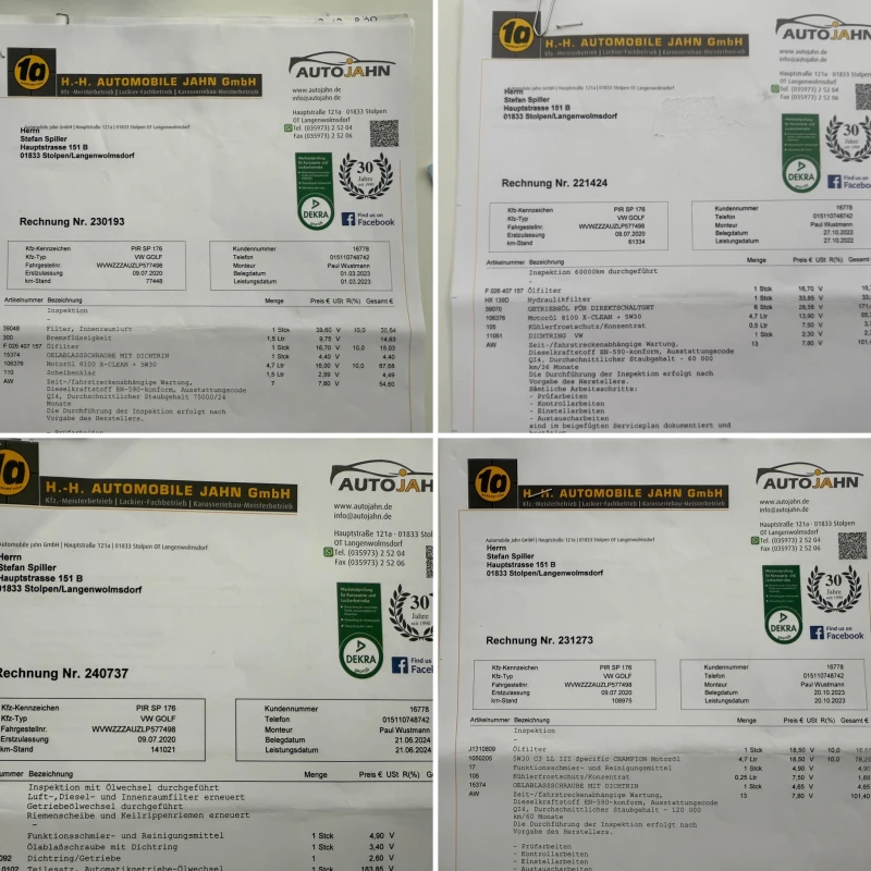 VW Golf 2.0TDI* 150к.с* СЕРВИЗНА КНИЖКА С ПЪЛНА ИСТОРИЯ В , снимка 16 - Автомобили и джипове - 51406930