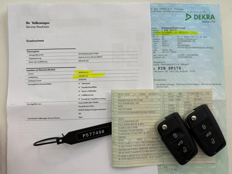 VW Golf 2.0TDI* 150к.с* СЕРВИЗНА КНИЖКА С ПЪЛНА ИСТОРИЯ В , снимка 15 - Автомобили и джипове - 51406930