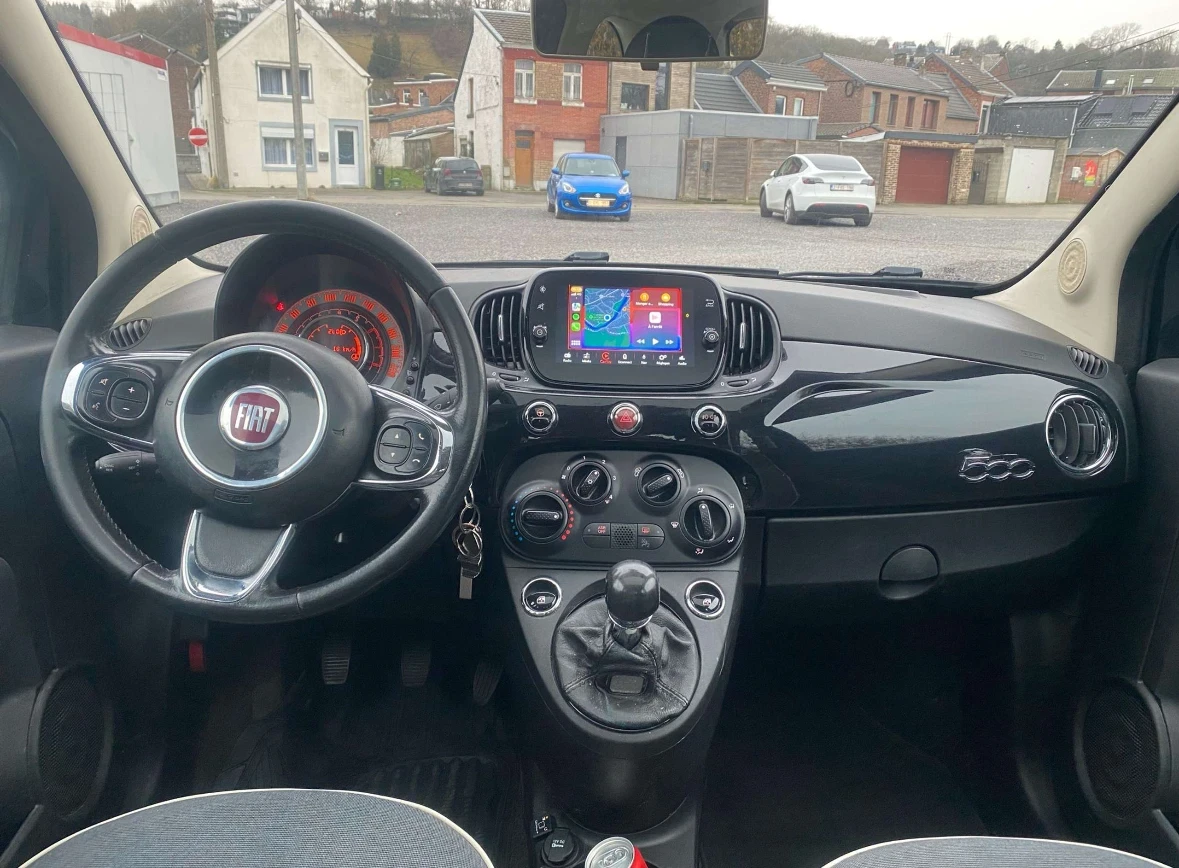 Fiat 500 1.2 i* PANORAMA* NAVI* 108 371 KM*  - изображение 6