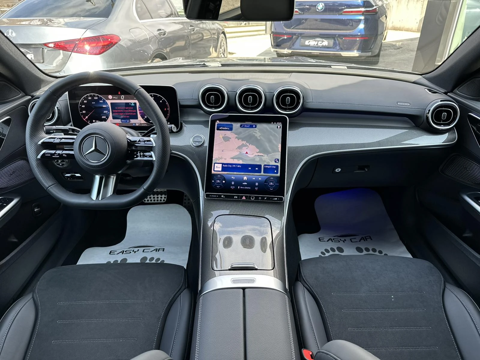 Mercedes-Benz C 220  D AMG / NEW /CAMERA/MEMORY/LED/, снимка 12 - Автомобили и джипове - 53862891