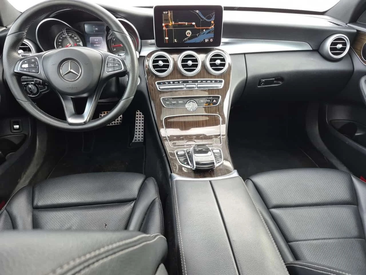 Mercedes-Benz C 300 АМГ ПАКЕТ/CARFAX/ПОДГРЕВ/ПАМЕТ/ПАНОРАМА/, снимка 10 - Автомобили и джипове - 55180483