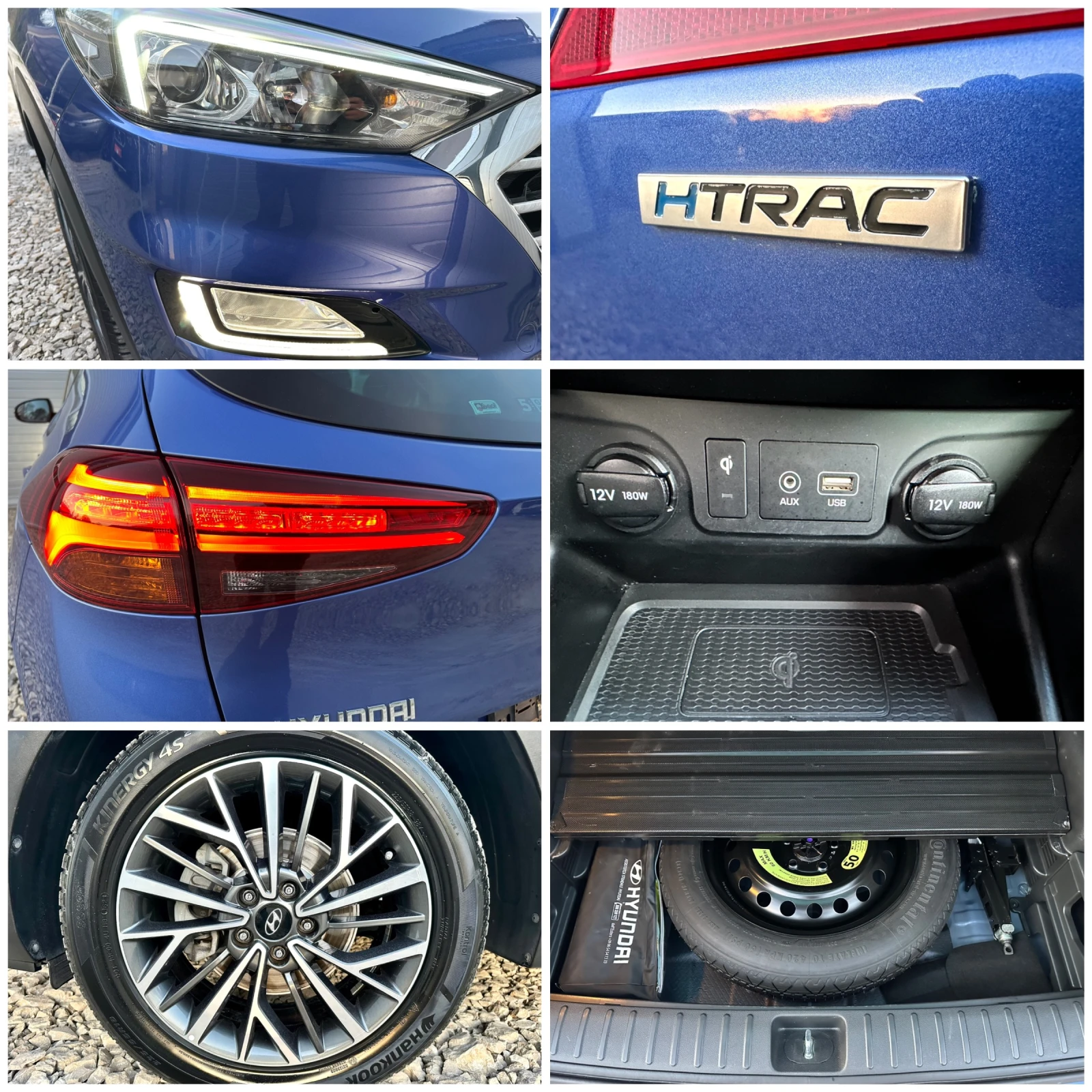 Hyundai Tucson 1.6CRDI 4x4 ФЕЙСЛИФТ CARPlLAY АВТОМАТ ЛЕД, снимка 14 - Автомобили и джипове - 54221692