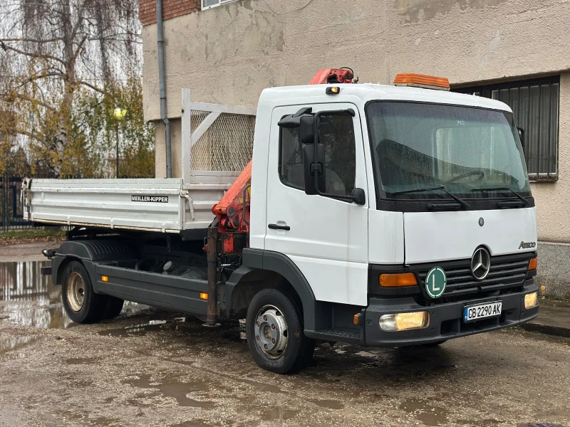 Mercedes-Benz Atego Самосал+ кран PK7000 , снимка 11 - Камиони - 53302250