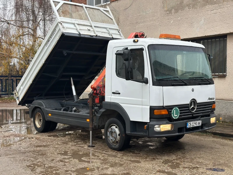 Mercedes-Benz Atego Самосал+ кран PK7000 , снимка 8 - Камиони - 53302250