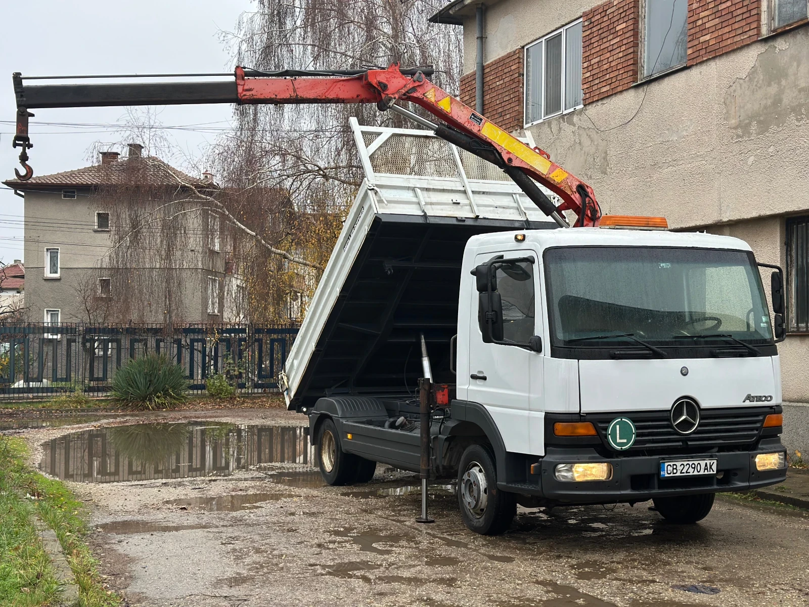 Mercedes-Benz Atego Самосал+ кран PK7000  - изображение 7