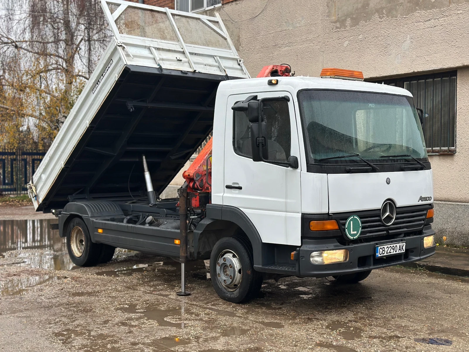 Mercedes-Benz Atego Самосал+ кран PK7000  - изображение 8