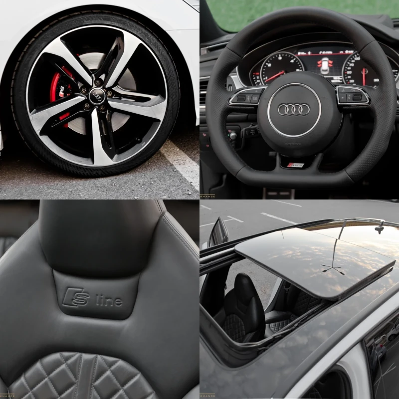 Audi A6 RS DESIGN/COMPETITION/FACELIFT/3.0BiTDI/326KC/4X4, снимка 13 - Автомобили и джипове - 52640950