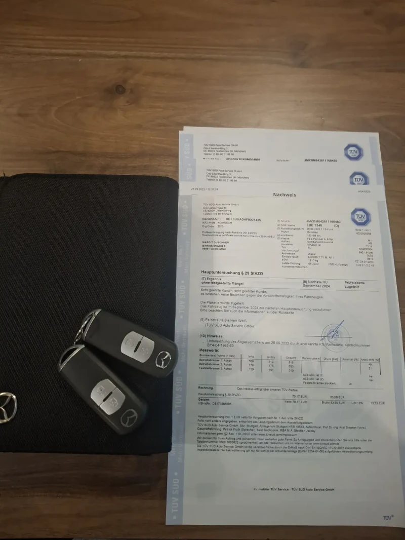 Mazda 3 2.2 Skyactive Euro 6 Germany, снимка 16 - Автомобили и джипове - 53021663