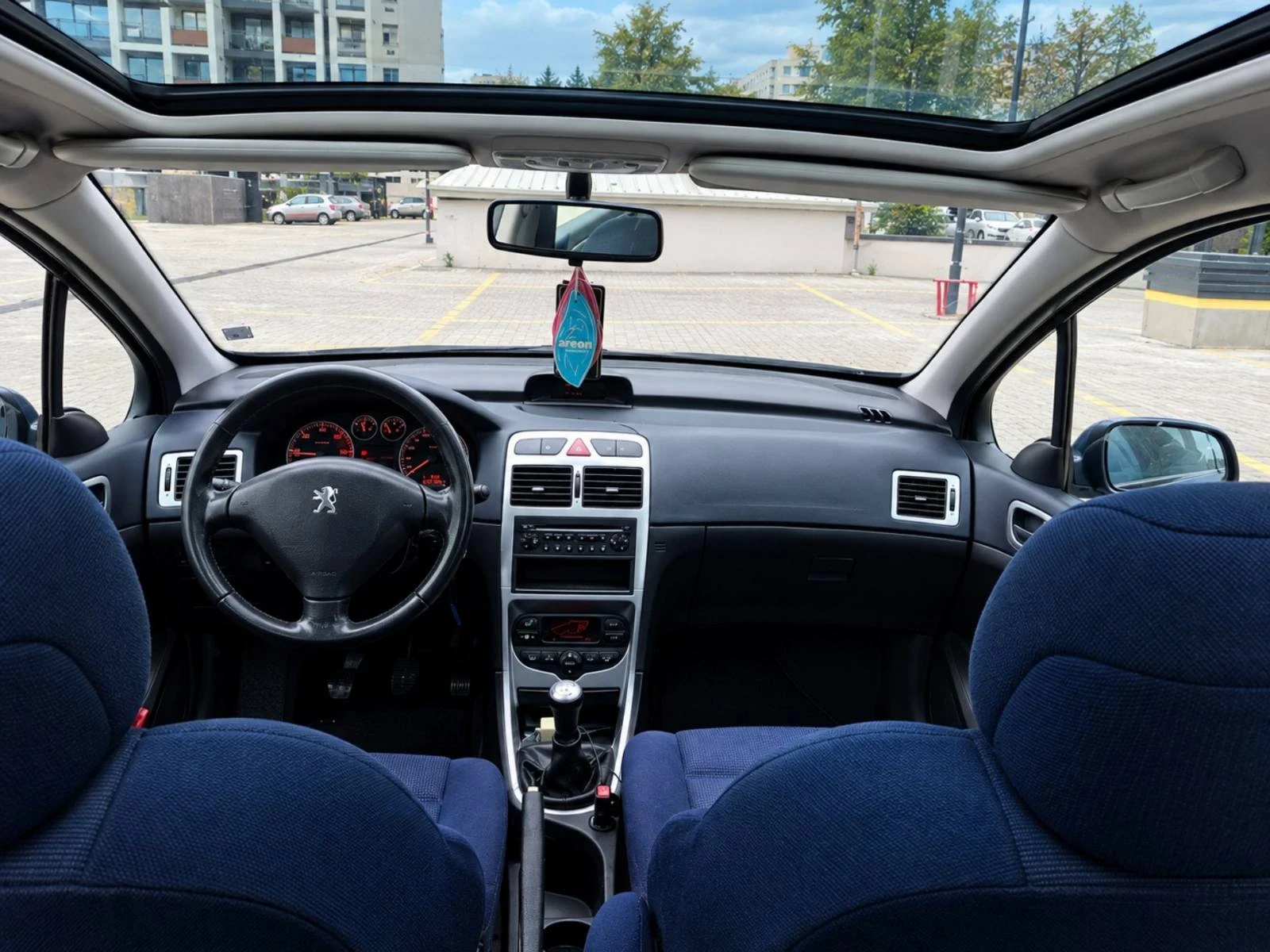Peugeot 307 2.0hdi 90hp , снимка 7 - Автомобили и джипове - 56707830