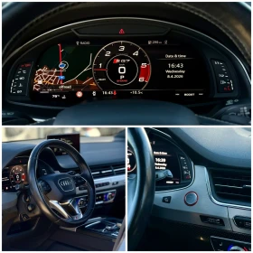Audi SQ7 S-LINE/7МЕСТА/MATRIX/PANO/360CAM/BOSE/DISTR/LIZING, снимка 14