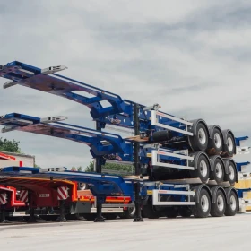 Полуремарке Kaessbohrer Платформи и Контейнеровози , снимка 9