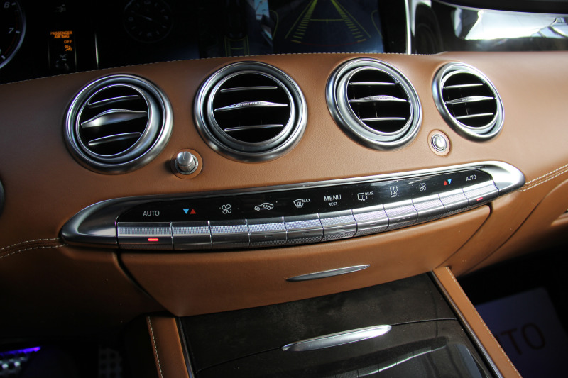 Mercedes-Benz S 500 Coupe/AMG/Designo/Burmester/4Matic, снимка 16 - Автомобили и джипове - 42420759