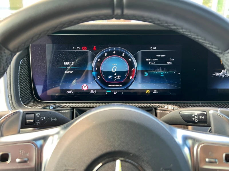 Mercedes-Benz G 63 AMG /4M/CARBON/NIGHT/MAGNO/SUPERIOR/G-MANUFAKTUR/BURM/, снимка 10 - Автомобили и джипове - 51596066